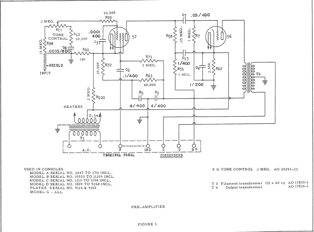 hammond organ schematics